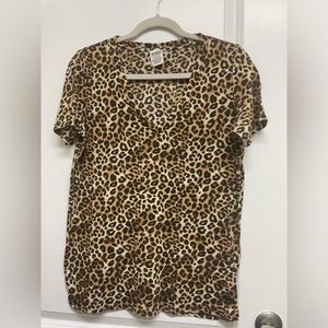 Victoria Secret ladies top leopard print size‎ Small
